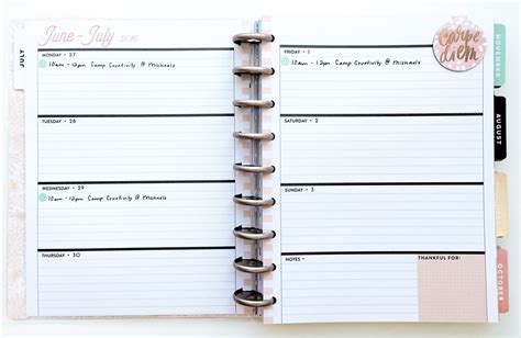 big horizontal happy planner|happy planner 2024 horizontal layout.